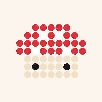 Mushroom bead pattern